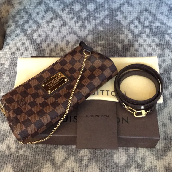 Louis Vuitton Handbags - Authentic Louis Vuitton Damier ebene Eva clutch